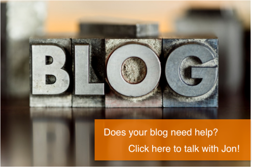 Does your blog need help? Click here to talk with Jon!